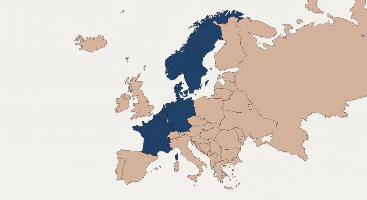 Europese kaart - Pontifexx